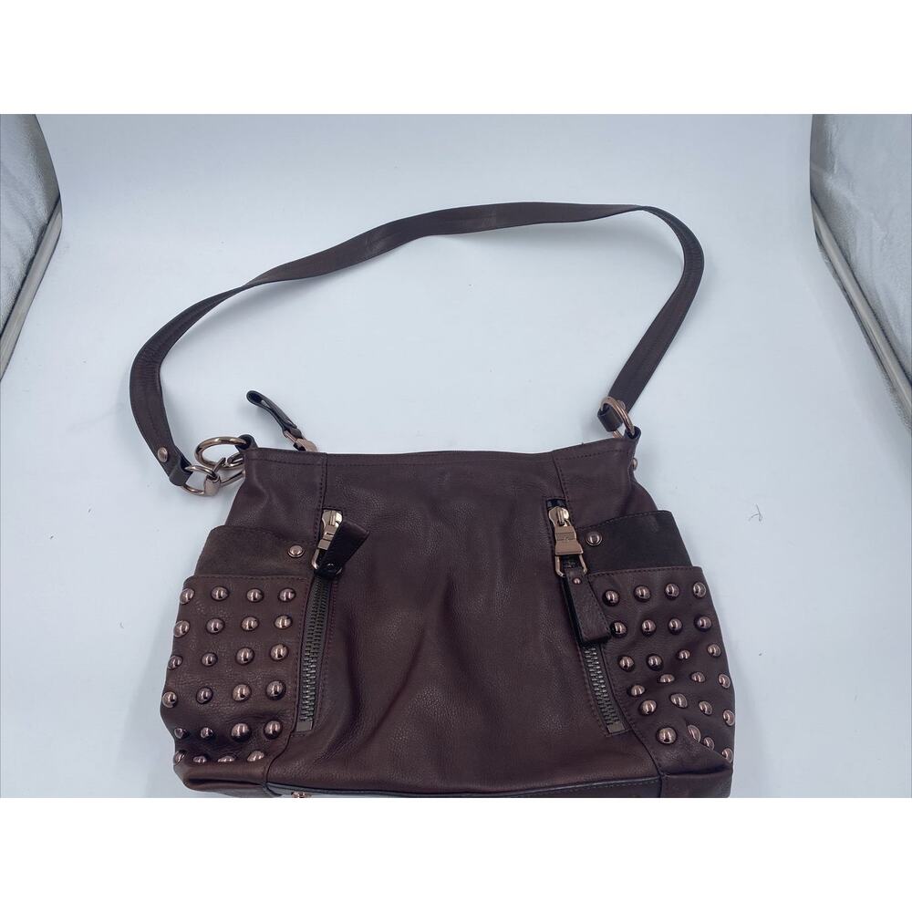 b makowsky leather shoulder bag